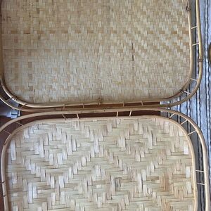 Vintage Bamboo Trays